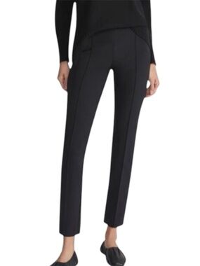 Lafayette 148 New York Gramercy Pants Black Size 8 Acclaimed Stretch Career Wear